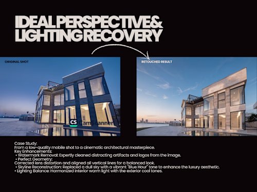 Luxury Villa Exterior & Perspective