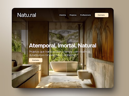 Landing Page for an Architecture Firm