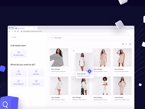 Creation of a new Search Interface for merchandisers