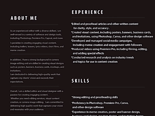 RESUME