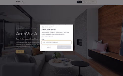 ArcViz AI — AI Architectural