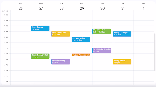 A mock email management project