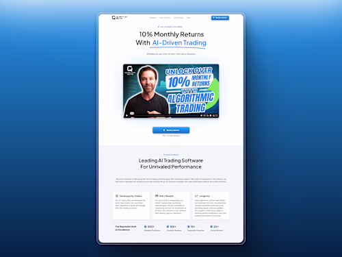 Quantum Bots AI - Landing Page