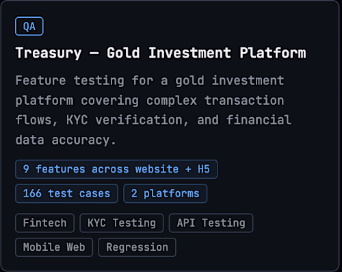 Treasury - Gold Investment Platform