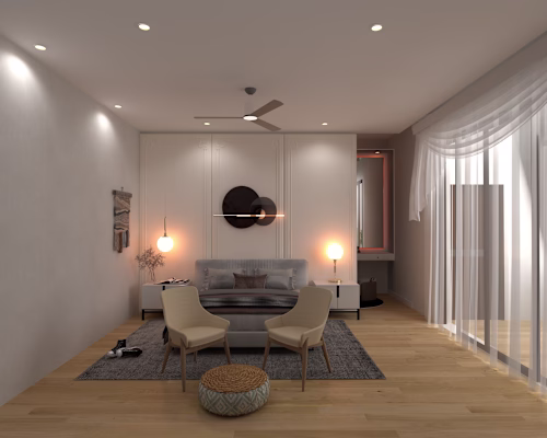 Hi, Currently I am working on complete interior of a beautif...