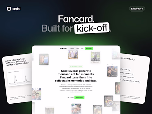 Fancard - Fan engagement built for kick-off traffic