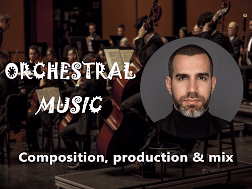 Orchestral music for films and games