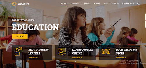 Wordpress website for my client its related to education(collage