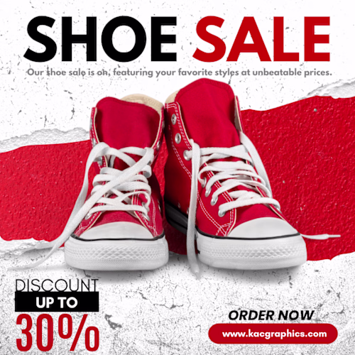 Shoe Sale Post Design