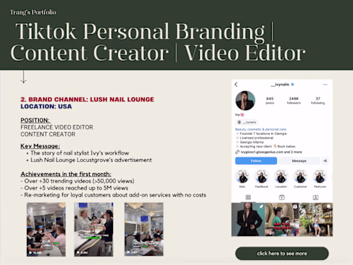 Tiktok / IG | Video Editor: Ivy Nails (248K FOLLOWERS)