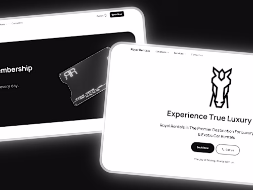Brand Identity + Web Design / Development For Royal Rentals