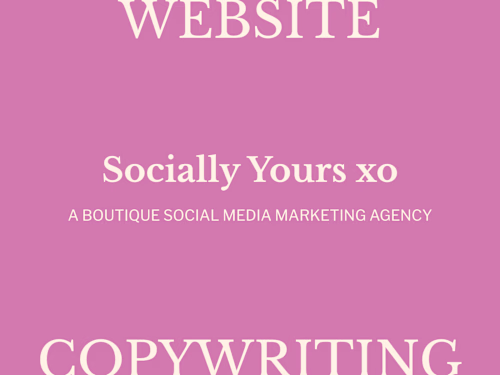Website Copywriting for a Boutique Social Media Agency