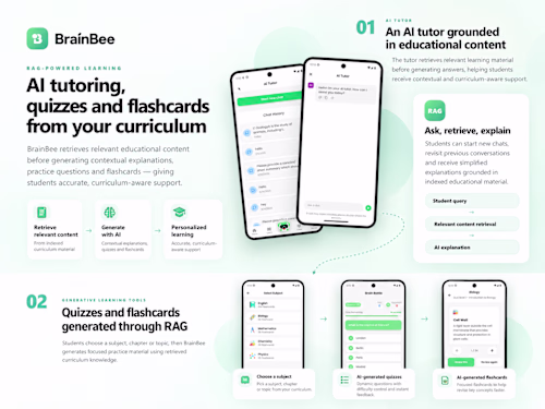 BrainBee is a modern EdTech