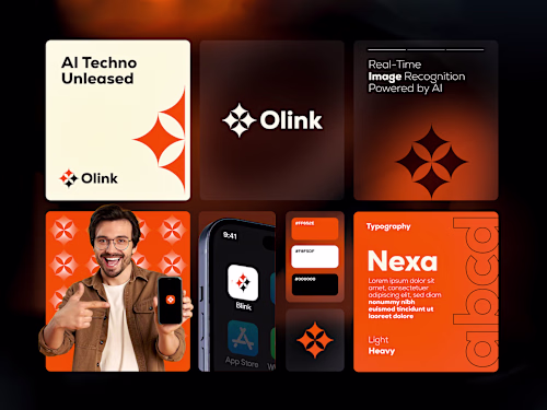 OLINK LOGO & BRAND IDENTITY SYSTEM