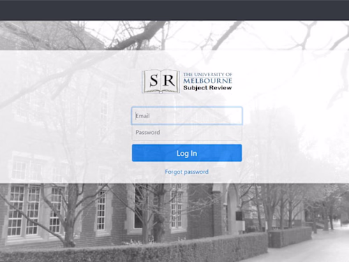 University of Melbourne Subject Review Website