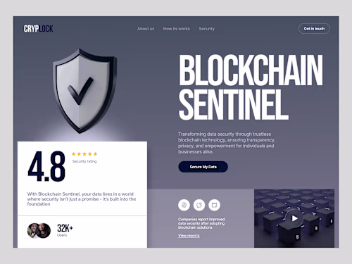 Web3 Blockchain Security Platform Design for Cryplock