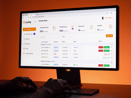 Lotly: AI Tenant Screening UX for PropTech