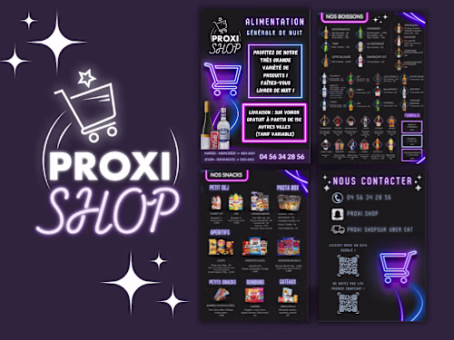 Branding - Flyers - Proxi Shop