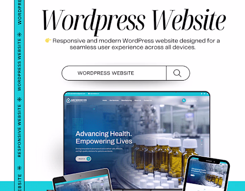 Pharmaceutical WordPress Website — A