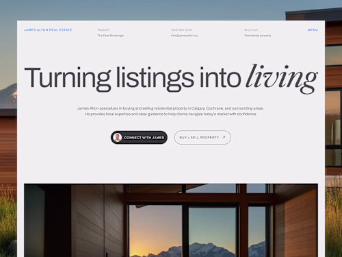 Realtor Personal Brand Site