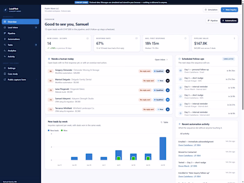 LeadPilot — Automated Lead Follow-Up System