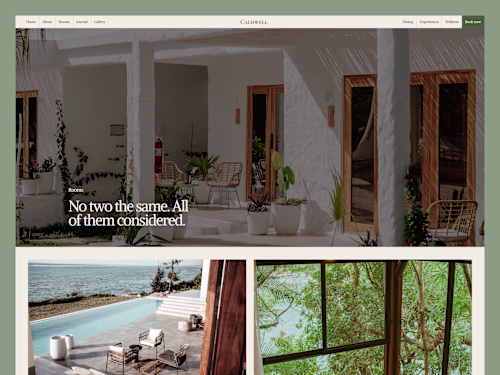 Caldwell Estate Website Design