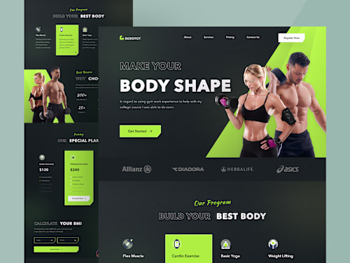 Fitness Landing Page