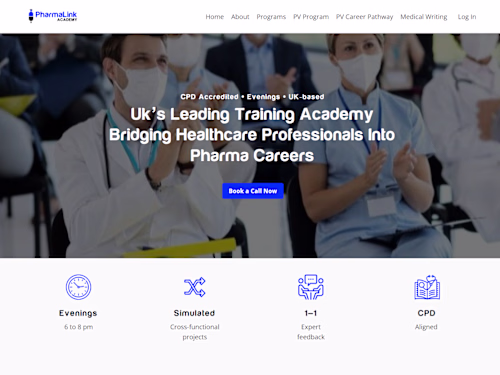 Pharmalink Academy Online Platform Development - Kajabi