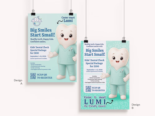 I designed a kids-focused dental