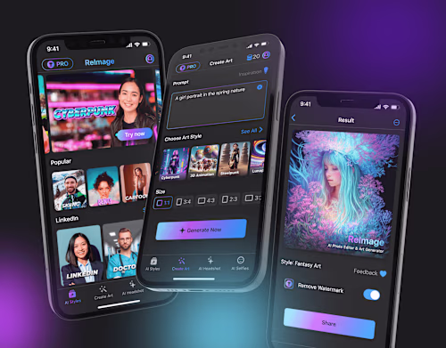 ReImage AI Generator App