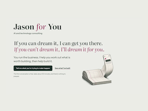 Jason for You — AI & Technology Consulting