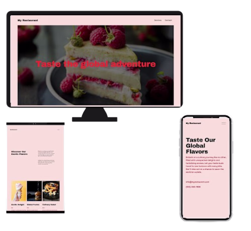 This is another template I made in Squarespace. It's for a r...