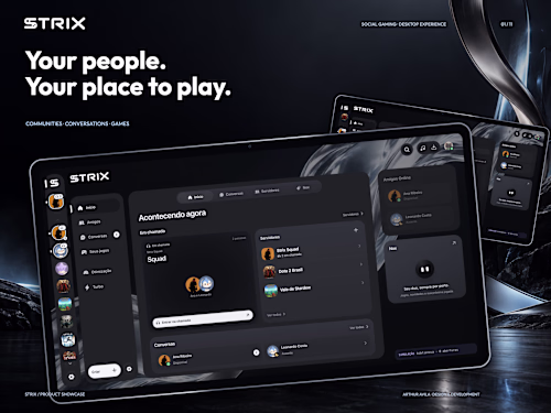 Strix — Social Gaming, Reimagined for Desktop
