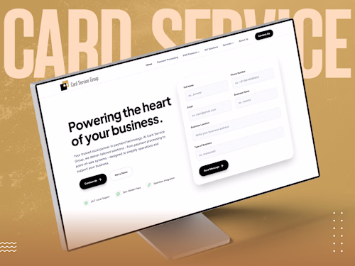 Card Service Group Webflow Site Development