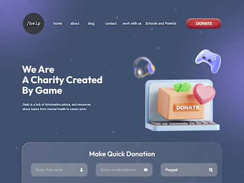  Gaming for a Cause: Charity Website Design