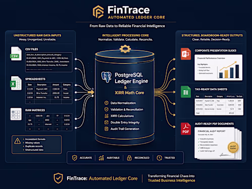 FinTrace — Enterprise Wealth Ledger & Core Analytics Pipeline