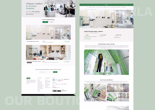 Landing Page - Voila Our Boutique