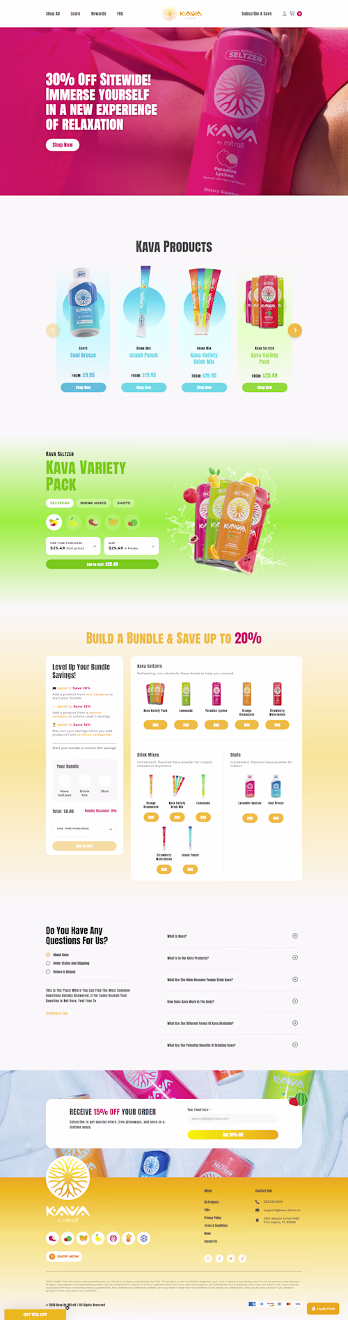 Kava by Mitra9: Shopify Ecommerce