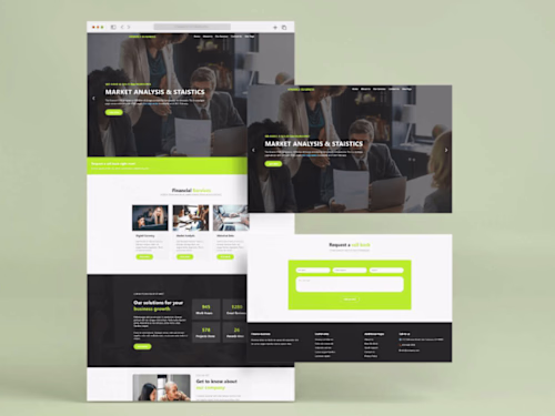 Responsive Landing Page Design for E-commerce Site