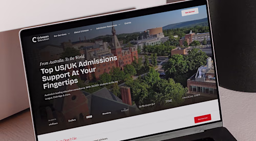 Crimson Education — Website & Brand System at Global Scale