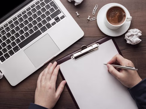 Writing and Data entry