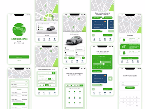 Car Sharing App Design