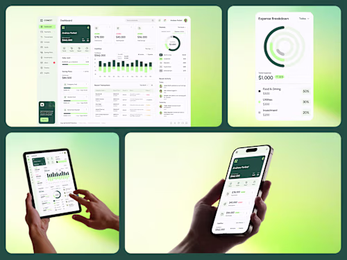 UI UX Design For Fintech Web Application