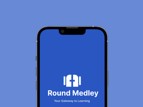 App landing page for Learning Platform 