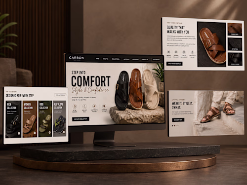 An ecommerce website experience for