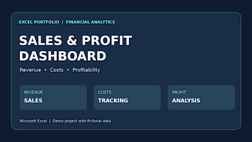 Sales & Profit Dashboard |