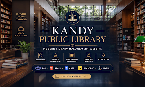 Public library web application designed