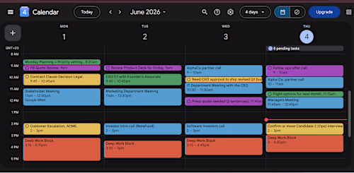 Calendar & Time Zone Management