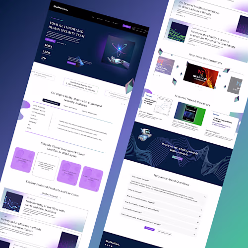 Gurucul Improved Website Design :: Behance