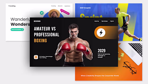 Modern Pitch Deck & Presentation Template